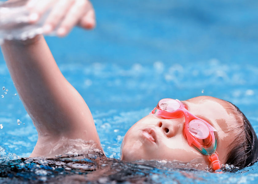 swimming lessons at Malvern Active
