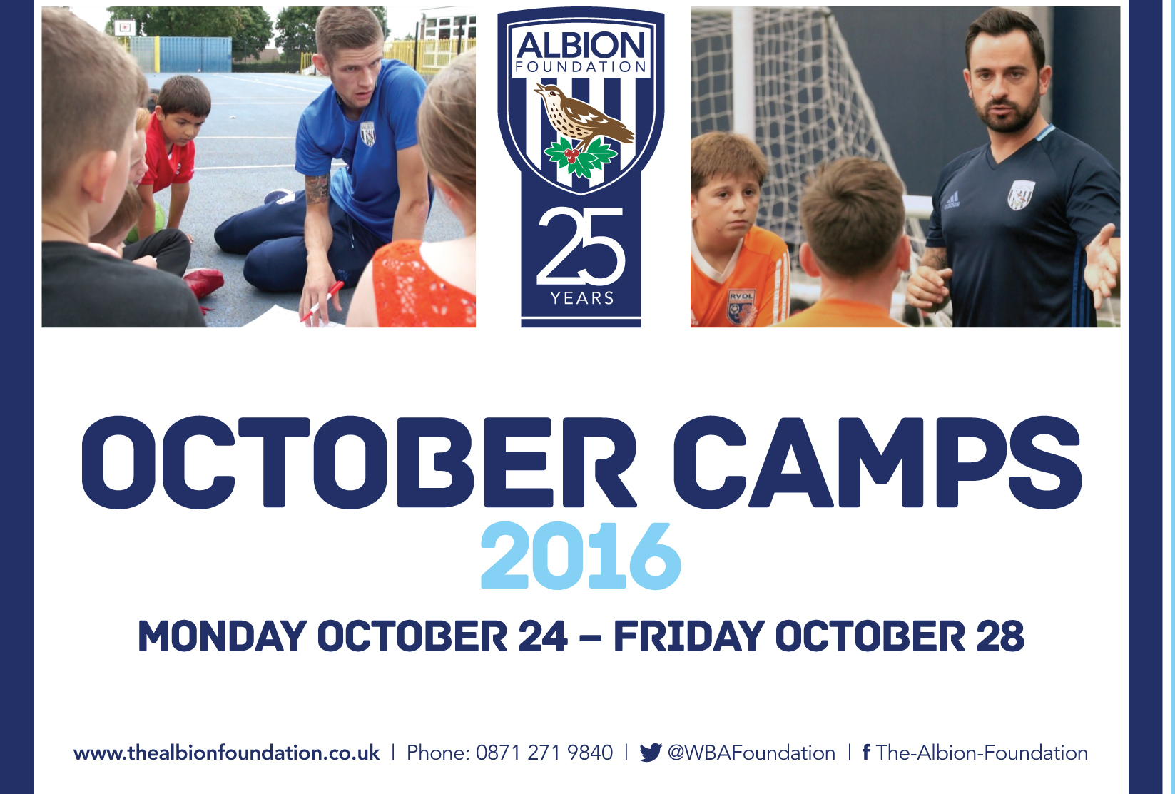 The Albion Foundation Camp poster