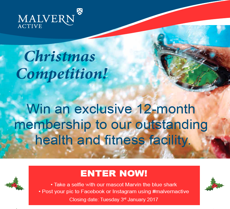 Christmas Competition at Malvern Active